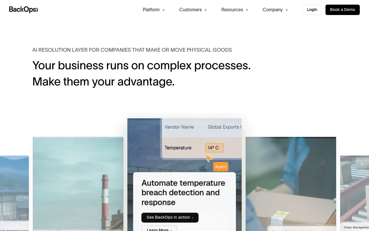 BackOps homepage (backops.com)