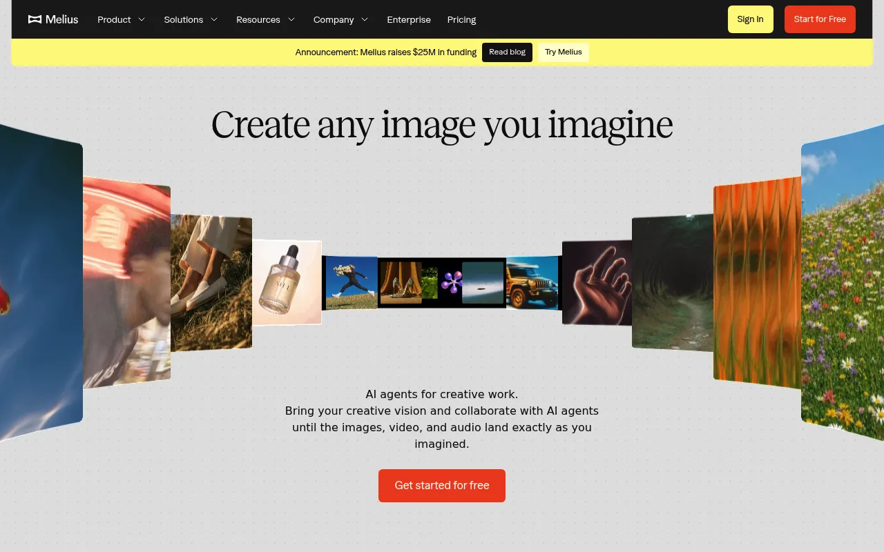 Melius homepage (melius.com)