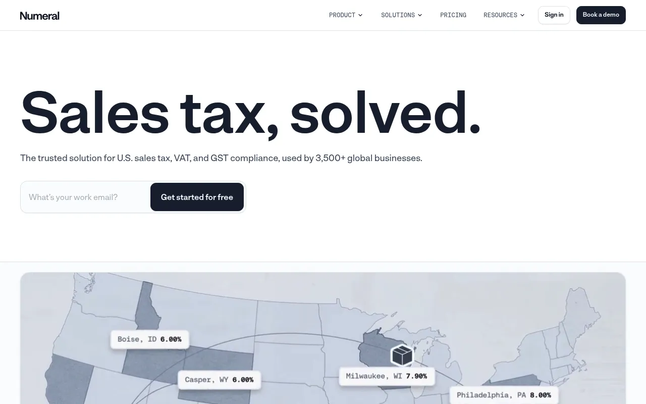 Numeral homepage (numeral.com)