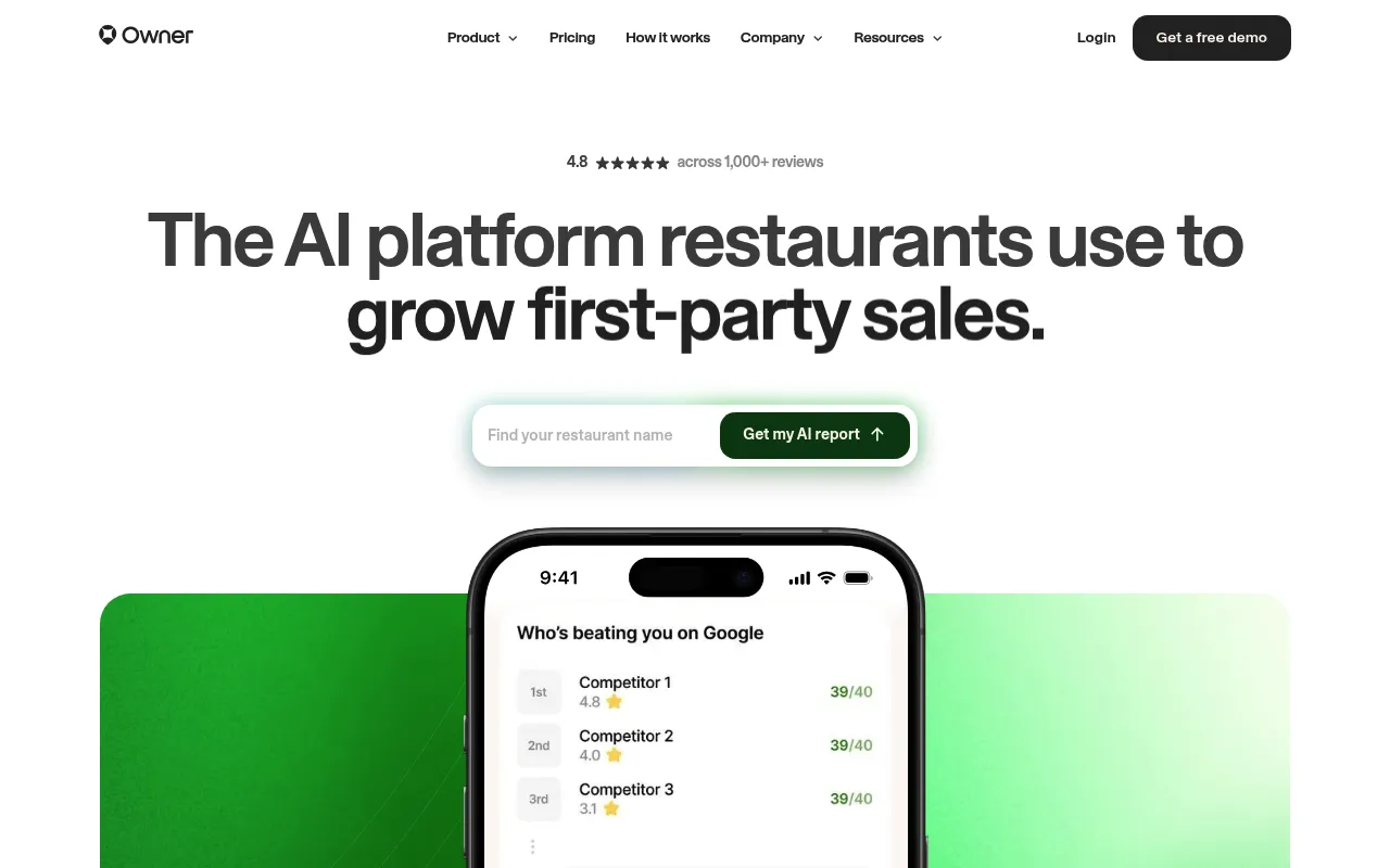 Owner homepage (owner.com)
