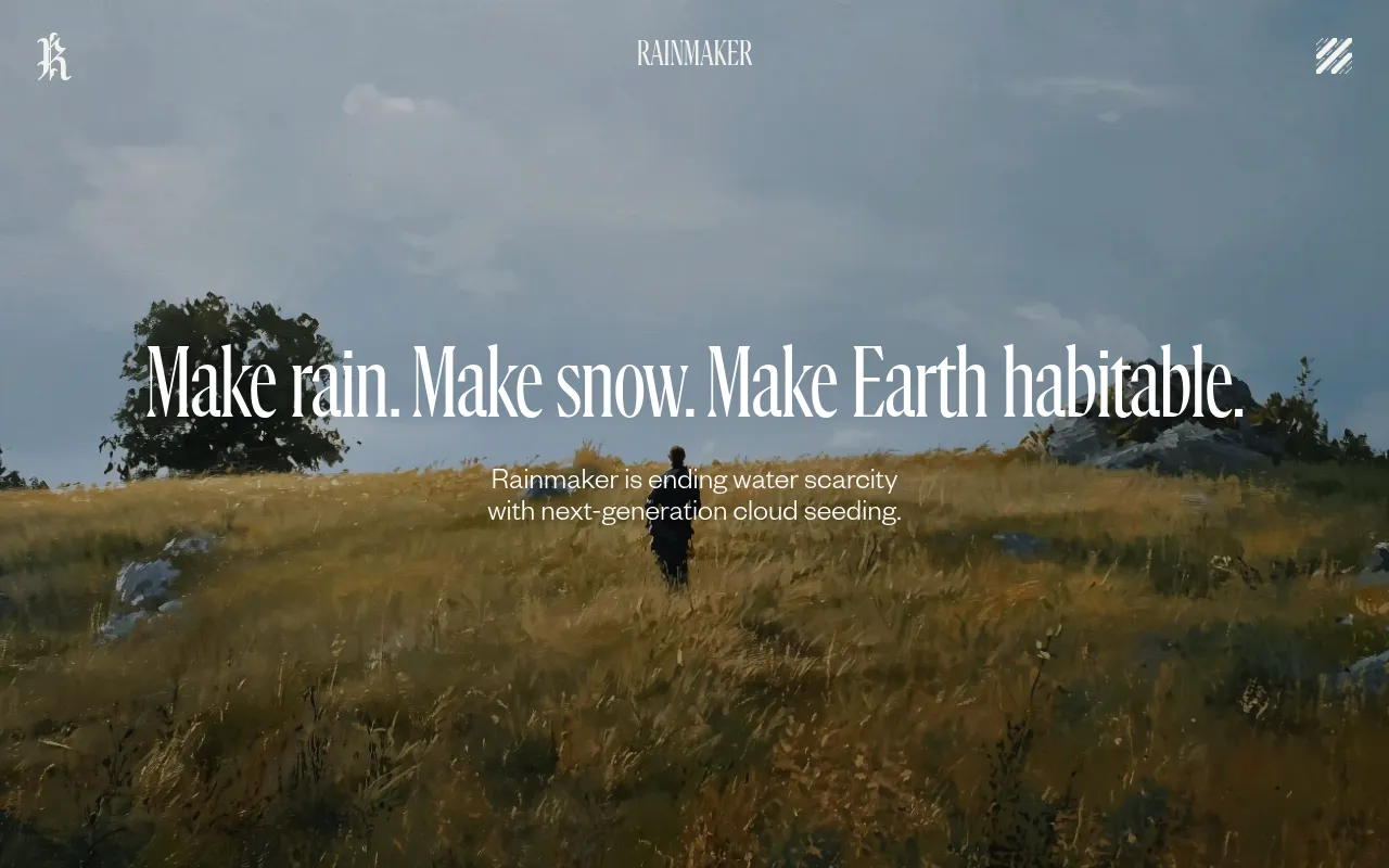 Rainmaker homepage (rainmaker.com)