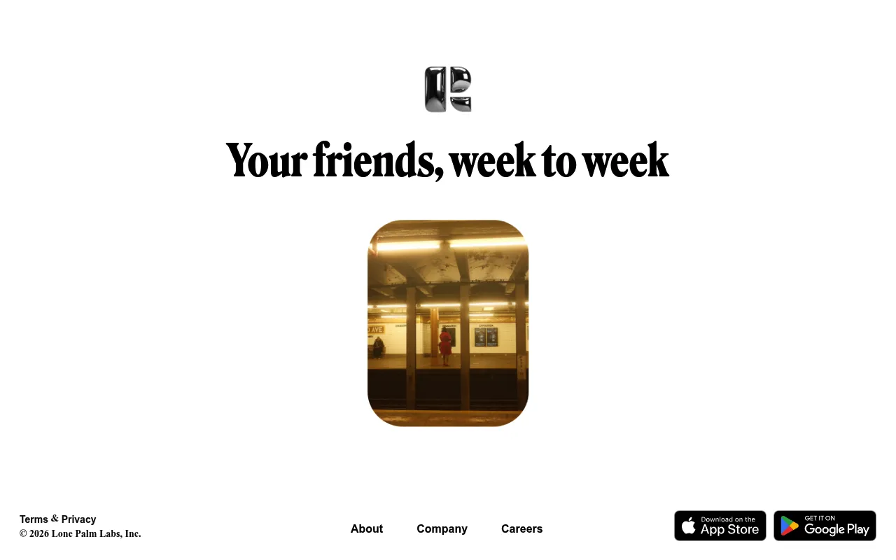 Retro homepage (retro.app)